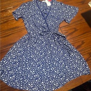 Sienna Sky Navy and White Floral Dress